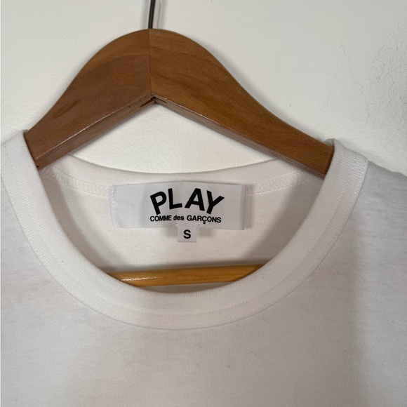 Comme des Garcons PLAY Play Green Emblem Heart T-shirt - Picture 4 of 7